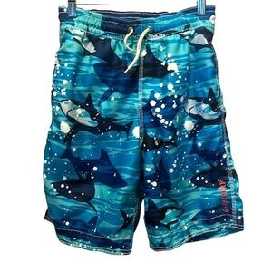 GAP Kids Boy’s Shark Swim Trunks Size XXL